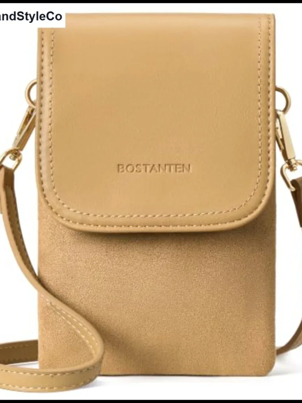 Small Crossbody Bag for Women RFID Phone Purse Vegan Leather Faux Suede